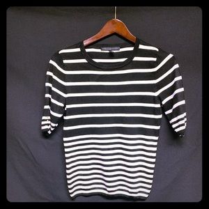 WHBM Striped Sweater Shirt